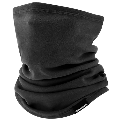 GXCROR Winter Schal Schlauchschal Fleece Loop Schal Halstuch Halswärmer Multifunktionstuch Kaschmir schal Neckwarmer für Herren & Damen von GXCROR