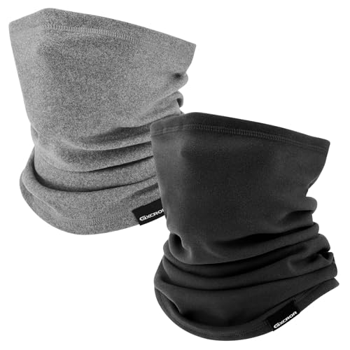 GXCROR Winter Schal Schlauchschal Fleece Loop Schal Halstuch Halswärmer Multifunktionstuch Kaschmir schal Neckwarmer für Herren & Damen von GXCROR