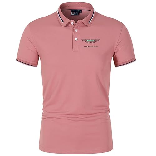 GXEBOPS Golf Poloshirt für Herren As_ton Mar_tin Service Kurzarm T-Shirts Lässiges T-Shirt Poloshirts Größe/I/XL von GXEBOPS