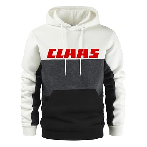 GXEBOPS Herren Hoodie Cl_AAS Baumwolle Colorblock Lässige Sportbekleidung Langarm Damen Kapuzenjacke Jacken/B/L von GXEBOPS