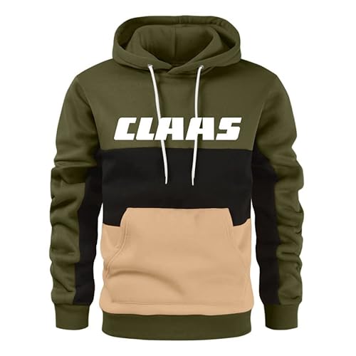 GXEBOPS Herren Hoodie Cl_AAS Baumwolle Colorblock Lässige Sportbekleidung Langarm Damen Kapuzenjacke Jacken/F/XXS von GXEBOPS