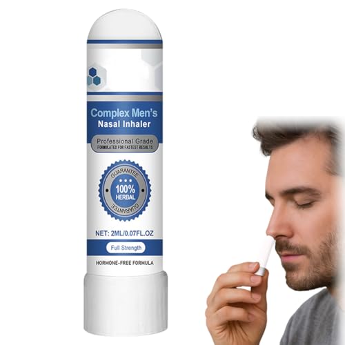 1 Stück Inhaler, Naseninhalator,Men Stick Naseninhalator, Complex Men's Nasal Inhaler von GXGM