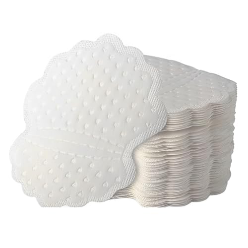 GXGM 100 Stück Achselpads Damen Herren, Achsel Schweißpads Selbstklebende Pads Schweißpads Achseln Achselschweiß Pads gegen Schwitzen Schweißflecken, Effektiver Schutz vor Achselschweiß von GXGM