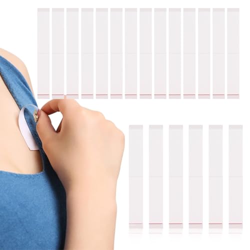 GXGM 180 Stück Fashion Tape, Doppelseitiges Klebeband Kleidung, Doppelseitig Transparent, Ganztägige Klebekraft Und Sanft Zu Haut Und Stoffen, Transparente Body Tape(1.2 * 8.5Cm) von GXGM