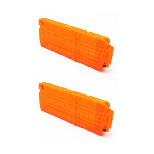 GXGM 2 Stück Darts Banana Magazin Clip, Darts Clips Bullet Gun, Reload Soft Bullets Clip, Magazines Bag Holder Ersatz von GXGM