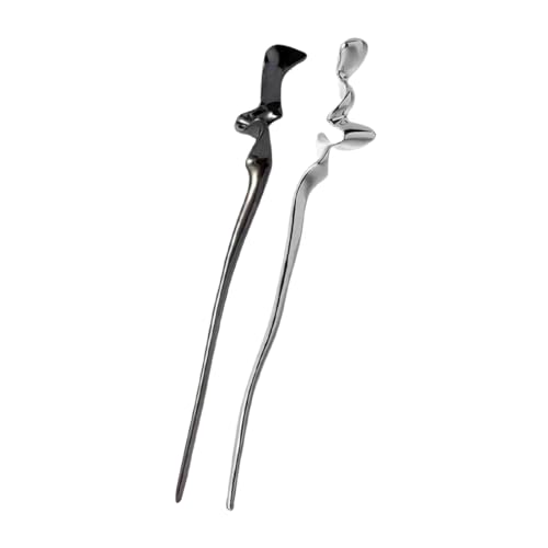 GXGM 2 Stück Haarstab Metall Haarstäbchen Glänzend Lange Haarnadeln Chignon Pins Für Damen Brötchen Dekoratives Haar Feste Frisur GXGM 2 Stück Haarstab Metall Haarstäbchen Glänzend Lange Haarnadeln Chignon Pins Für Damen Brötchen Dekoratives Haar Feste Frisur von GXGM