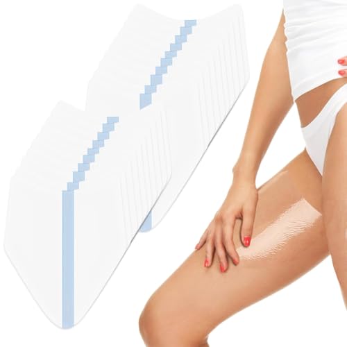 GXGM 20Stück Transparente Klebestreifen Oberschenkelstraffungen, Tape Zur Oberschenkelstraffung, Unsichtbare Beinstraffungs Aufkleber, Straffendes Oberschenkel Tape von GXGM