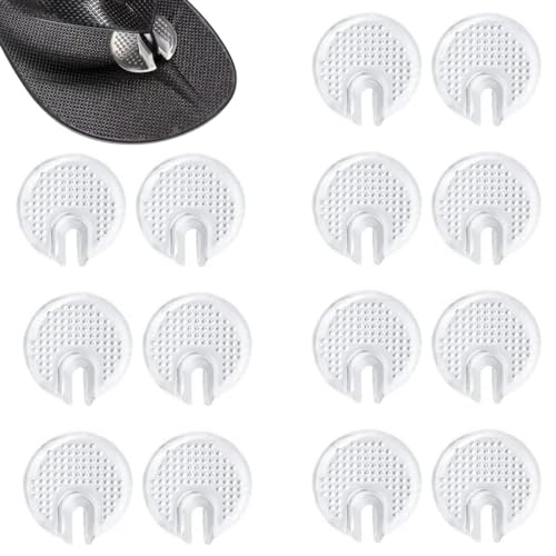 GXGM 7 Paar Zehenschutz Flip Flop, Gel String Sandalen Kissen Pad, Zehentrenner Schutz, für Damen Herren Anti-Rutsch Flip Flops Gel Zehen von GXGM