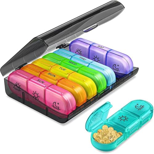 GXGM Die Box mit zwei Fächern ist praktisch und feuchtigkeitsbeständig und kann zur Aufbewahrung in eine Handtasche oder Hosentasche gesteckt werden. von GXGM