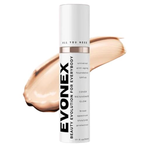GXJIXF Evonex Age Defying Foundation, Evonex Defying Serum, Sérum fonds de Teint, Couverture transparente légère (1Pcs) von GXJIXf