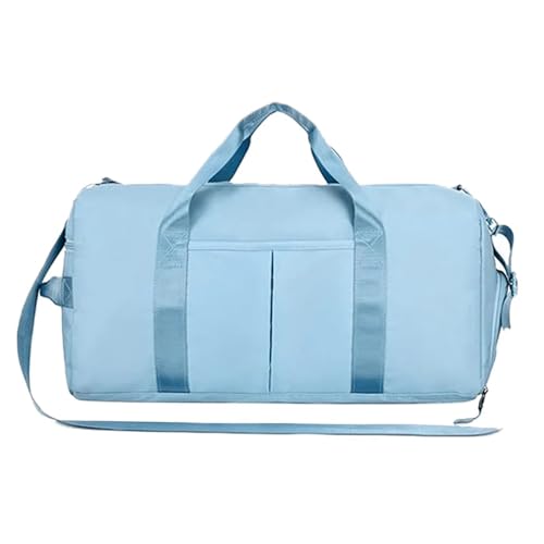 Frauen Sport Sporttasche Reise Trocken Nass Tasche Männer Handtasche Multifunktions Schwimmen Umhängetasche(Blue) von GXMDSGZ