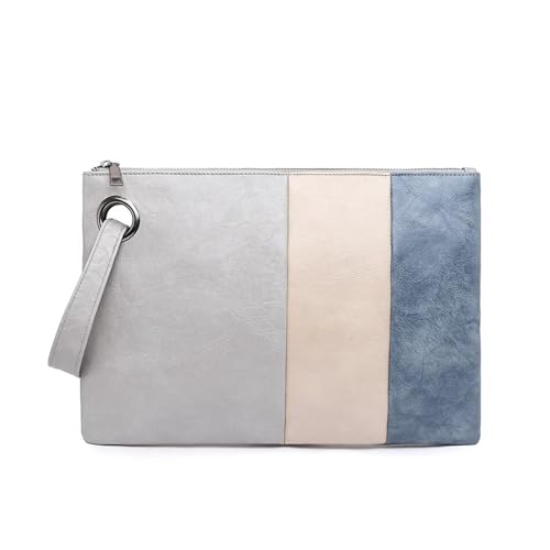GXMDSGZ Clutch Damen Handtaschen Damen Weiche PU Leder Tägliche Clutch Damen Abend Umschlagtasche Tragbare Weibliche Armband Geldbörse Handytasche FüR Hochzeit Party(F) von GXMDSGZ