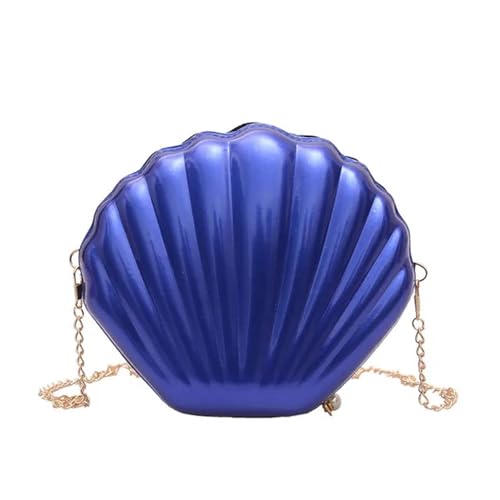 GXMDSGZ Mode Frauen Schulter Handtaschen Shell Tasche Kette Niedlich Pailletten Kleine Telefon Geld Beutel Reißverschluss Umhängetaschen for(Blue) von GXMDSGZ