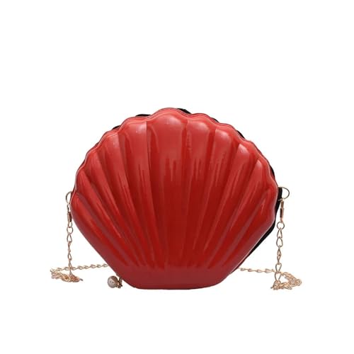 GXMDSGZ Mode Frauen Schulter Handtaschen Shell Tasche Kette Niedlich Pailletten Kleine Telefon Geld Beutel Reißverschluss Umhängetaschen for(Brown) von GXMDSGZ