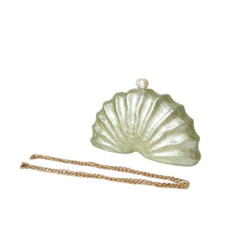 GXMDSGZ Shell Halbraum Perlen Tasche Box Kupplungen Party Abend Handtasche Frauen Schulter Reise Strand Mini Sommer Handtaschen(Gold) von GXMDSGZ