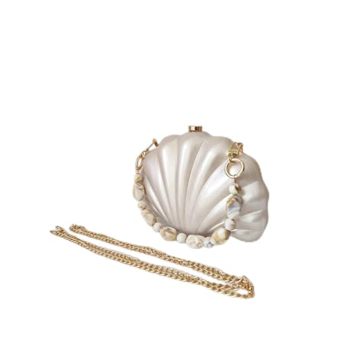 GXMDSGZ Weibliche Shell Abend Tasche Party Prom Steine ​​Handtaschen Luxus Frauen Hochzeit Braut Kupplung Handtasche(Khaki) von GXMDSGZ