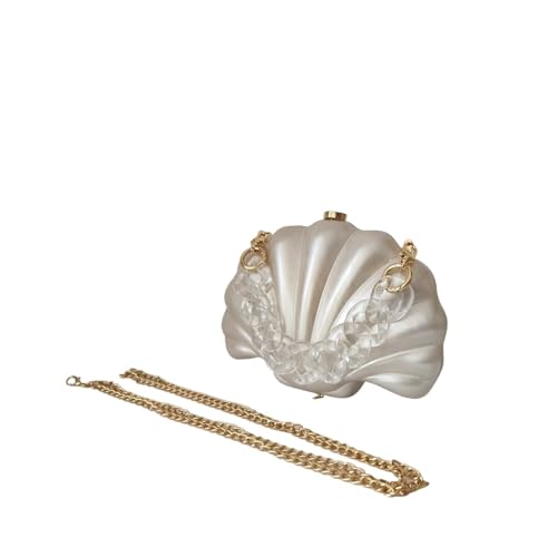 Luxus Shell Geldbörse Steine ​​Abend Clutch Tasche Frauen Mini Hochzeit Party Sommer Strand Pro Weibliche Mädchen Dame Geschenk Handtasche(PURPLE) von GXMDSGZ