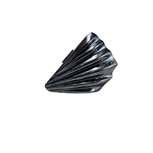 Muschel Abend Clutch Tasche Crossbody Schultertasche Lady Luxus Geldbörse Personalisiert Dinner Mode Hochzeitsgeschenk(Black) von GXMDSGZ