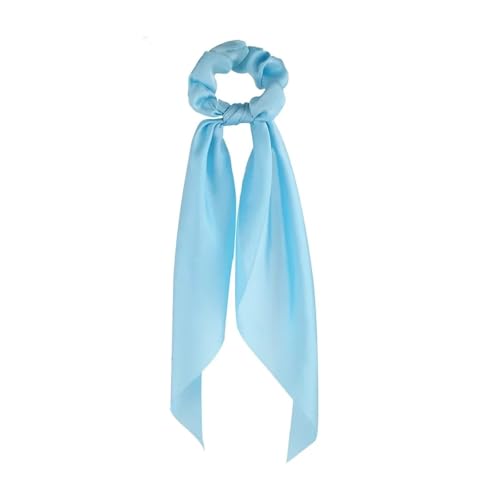 Seide Kopftuch Bandanas Blumendruck Schleife Satin Langes Band Pferdeschwanz Schal Haargummi Haargummis Frauen Mädchen Elastische Haarbänder Haarschmuck FüR Den Strand(Color-07) von GXMDSGZ