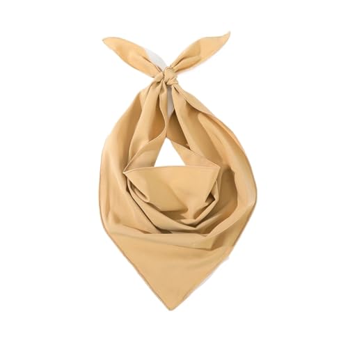 Seide Kopftuch Bandanas Einfarbig Turban Haarbänder Stirnband Frauen Elegante Schwarz Weiß Headwarps Mädchen Bandana Haar Zubehör FüR Den Strand(Cb4964b) von GXMDSGZ