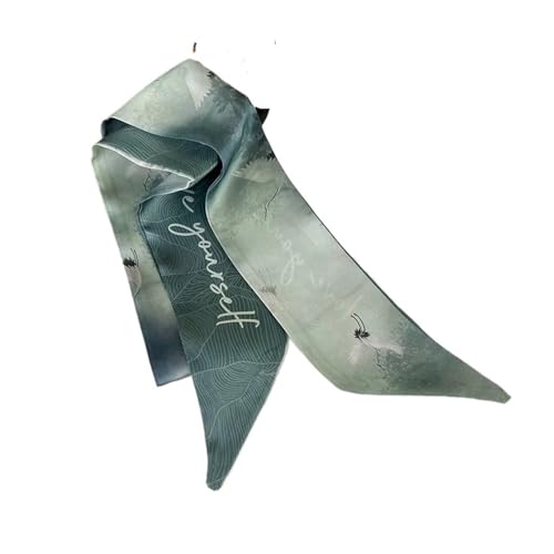 Seide Kopftuch Bandanas Lange Streifen Seide Schal Stirnband Haar Ring Haar Seil Retro Band for Frau Gebunden Haar Turban Band Kopfschmuck FüR Den Strand(A) von GXMDSGZ