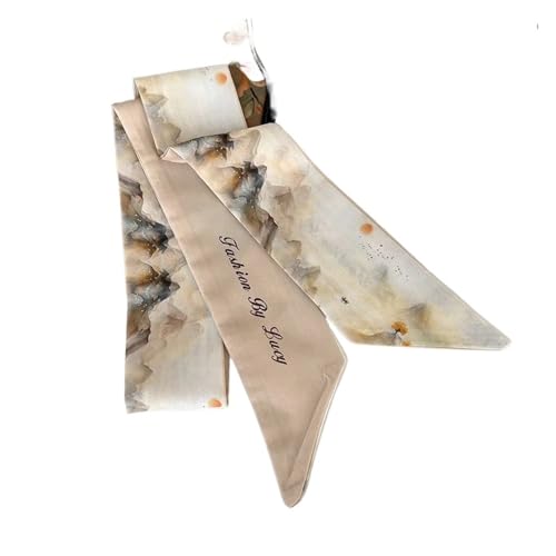 Seide Kopftuch Bandanas Lange Streifen Seide Schal Stirnband Haar Ring Haar Seil Retro Band for Frau Gebunden Haar Turban Band Kopfschmuck FüR Den Strand(C) von GXMDSGZ