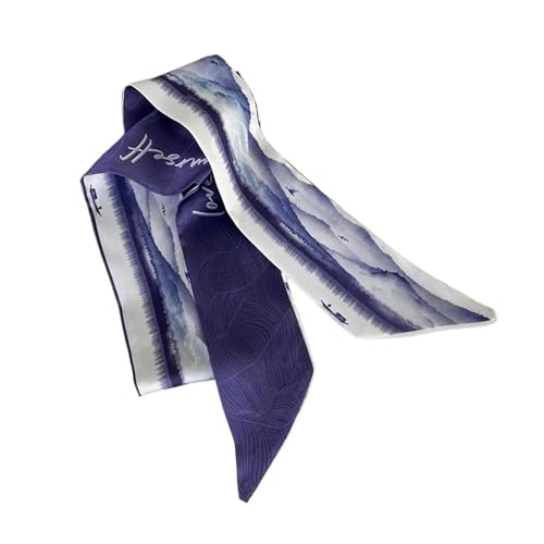 Seide Kopftuch Bandanas Lange Streifen Seide Schal Stirnband Haar Ring Haar Seil Retro Band for Frau Gebunden Haar Turban Band Kopfschmuck FüR Den Strand(D) von GXMDSGZ