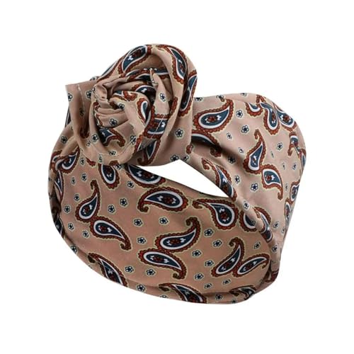 Seide Kopftuch Bandanas Stoff-Stoff-Draht-Stirnbänder, florales Metalldraht-Haarband, Kopfbedeckung for Mädchen FüR Den Strand(10) von GXMDSGZ