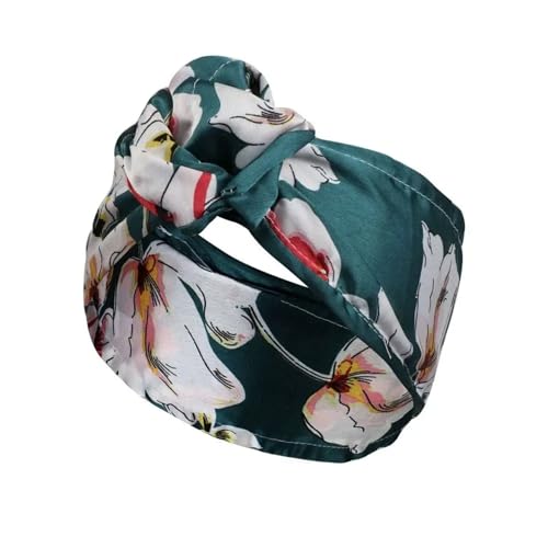 Seide Kopftuch Bandanas Stoff-Stoff-Draht-Stirnbänder, florales Metalldraht-Haarband, Kopfbedeckung for Mädchen FüR Den Strand(3) von GXMDSGZ