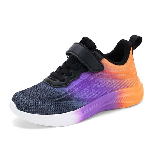 GXYANiaoy Sneaker Mädchen - Turnschuhe Mädchen Mit Fluoreszierenden Mustern Leichtes & Flexibles Material Ergonomische Sohlenform Schnelle Anpassung Per Kordel Gut Für Gymnastik & Spielzeit Im Freien von GXYANiaoy