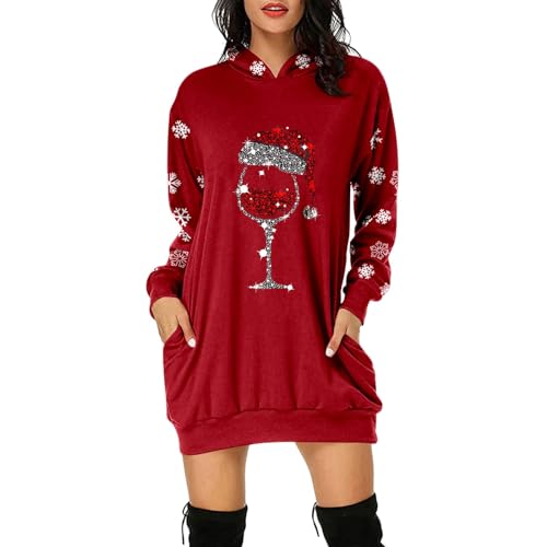 GXYANiaoy Weihnachtskleid Damen Lustig, Rentier Kostüm Weihnachtskostüm Ugly Christmas Sweater Weihnachtspullover Kleid Weihnachten Weihnachtspulli Pullover Hoodie Weihnachtskleidung Weihnachtsoutfit GXYANiaoy Weihnachtskleid Damen Lustig, Rentier Kostüm Weihnachtskostüm Ugly Christmas Sweater Weihnachtspullover Kleid Weihnachten Weihnachtspulli Pullover Hoodie Weihnachtskleidung Weihnachtsoutfit von GXYANiaoy