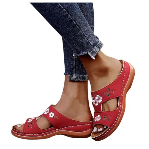 GXYANiaoy slipper damen - Schöne Rutschfest Bequeme Sommer Pantoletten Strandschuhe Offen Weiches Fussbett Flach Breite Füße Sommerschuhe Sandalen GXYANiaoy slipper damen - Schöne Rutschfest Bequeme Sommer Pantoletten Strandschuhe Offen Weiches Fussbett Flach Breite Füße Sommerschuhe Sandalen von GXYANiaoy
