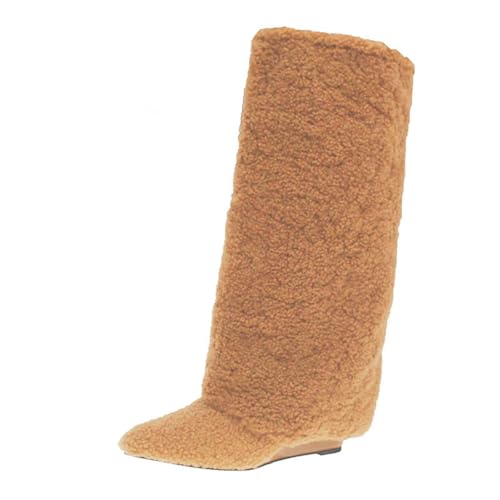 Stiefel Damen - Elegant Absatz Wide Westernstiefel Fit Weitschaft Dicke Weitschaftstiefel Winter wasserdichte Knee High Gefüttert Reitstiefel Stiefeletten Damen Stiefel Damen - Elegant Absatz Wide Westernstiefel Fit Weitschaft Dicke Weitschaftstiefel Winter wasserdichte Knee High Gefüttert Reitstiefel Stiefeletten Damen von GXYANiaoy