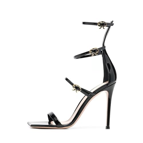 GXYHJVMFPSC High Heels Damen Riemchen Sandalen Quadratischer Offener Spitze Knöchelriemen Stiletto Absatz Party Abschlussball Dating Pumps 11 Cm-black||40 GXYHJVMFPSC High Heels Damen Riemchen Sandalen Quadratischer Offener Spitze Knöchelriemen Stiletto Absatz Party Abschlussball Dating Pumps 11 Cm-black||40 von GXYHJVMFPSC