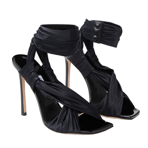 GXYHJVMFPSC High Heels Damen Riemchen Sandalen Schnürung Quadratische Offene Zehen Absatz Kreuz Sommerkleid Hochzeit Stiletto Schuhe 12 Cm-black||43 GXYHJVMFPSC High Heels Damen Riemchen Sandalen Schnürung Quadratische Offene Zehen Absatz Kreuz Sommerkleid Hochzeit Stiletto Schuhe 12 Cm-black||43 von GXYHJVMFPSC