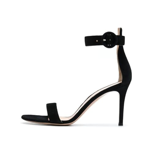 GXYHJVMFPSC High Heels Damen Runde Zehen Offene Knöchelriemen Absatzsandalen Stiletto Hochzeit Party Abschlussball Arbeit Dating Schuhe-black||34 GXYHJVMFPSC High Heels Damen Runde Zehen Offene Knöchelriemen Absatzsandalen Stiletto Hochzeit Party Abschlussball Arbeit Dating Schuhe-black||34 von GXYHJVMFPSC