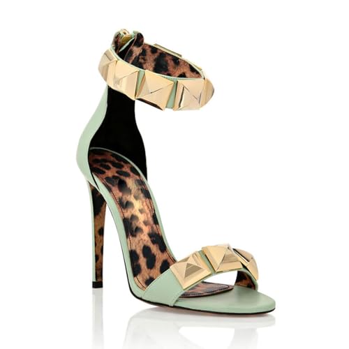 GXYHJVMFPSC High Heels Damen Runde Zehenpartie Sandalen mit Absatz und Reißverschluss Hinten Stiletto Party Abendschuhe 12CM-green||41 定制不退换 GXYHJVMFPSC High Heels Damen Runde Zehenpartie Sandalen mit Absatz und Reißverschluss Hinten Stiletto Party Abendschuhe 12CM-green||41 定制不退换 von GXYHJVMFPSC