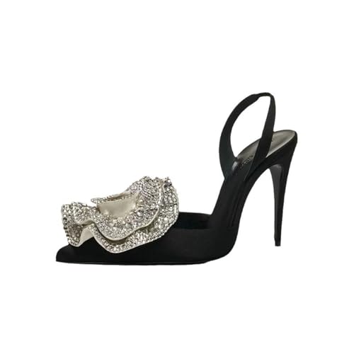 GXYHJVMFPSC High Heels Damen Spitzschuh Glitzer Absatz Sandalen Stilettos Knöchelriemen Slip On Hochzeitsfeier Abendschuhe 10cm-black||numeric_40 GXYHJVMFPSC High Heels Damen Spitzschuh Glitzer Absatz Sandalen Stilettos Knöchelriemen Slip On Hochzeitsfeier Abendschuhe 10cm-black||numeric_40 von GXYHJVMFPSC