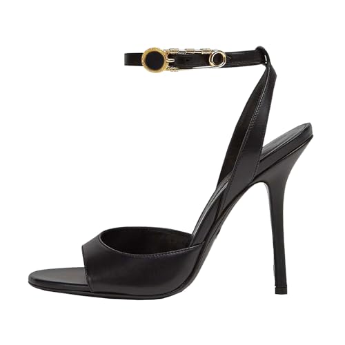 GXYHJVMFPSC High Heels Damen Stiletto Runde Zehenpartie Knöchelriemen Sandalen Partykleid Pumps Schuhe 12 CM-B||numeric_35 GXYHJVMFPSC High Heels Damen Stiletto Runde Zehenpartie Knöchelriemen Sandalen Partykleid Pumps Schuhe 12 CM-B||numeric_35 von GXYHJVMFPSC