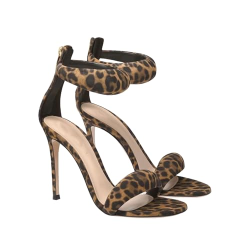 High Heels Damen Runde Offene Zehen Einriemchen Sandalen Rückenreißverschluss Stiletto Party Hochzeit Pumps Schuhe 12CM-Leopard||41定制不退换 High Heels Damen Runde Offene Zehen Einriemchen Sandalen Rückenreißverschluss Stiletto Party Hochzeit Pumps Schuhe 12CM-Leopard||41定制不退换 von GXYHJVMFPSC