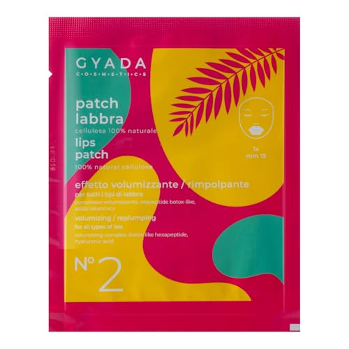 GYADA COSMETICS, Lippen-Patch, Volumenisierend, Anti-Aging-Effekt, geeignet für alle Arten von Lippen, mit Hyaluronsäure, 5 ml von GYADA COSMETICS