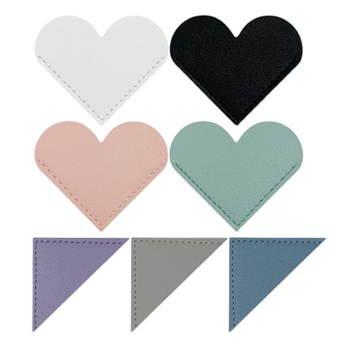 7 Stück Lesezeichen, Magnetische Lesezeichen, Vintage Buchliebhaber Lesezeichen Handgefertigt Bookmarks Herz Accessoires, Lesezeichen magnetisch ideal für Bücher von GYCAQAC