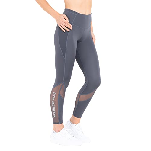 GYM AESTHETICS 1+1 2023 Aktiv Hight Waist Leggings Damen sportleggins Damen lang Kompression schnell trocknend Leggins, Cinch-Taille Funktionsleggings thermoleggings für Yoga und Sportarten von GYM AESTHETICS