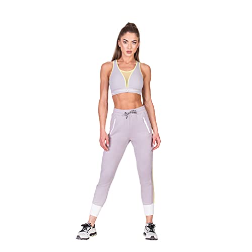 GYM AESTHETICS 1+1 Push up Sport BH Damen rückenfrei Gepolstert Gekreuzt Rücken Schnelltrocknend Sport BH Starker Halt Vorderverschluss Ohne Bügel Gepolstert Yoga Bustier Für Fitness und Sport von GYM AESTHETICS