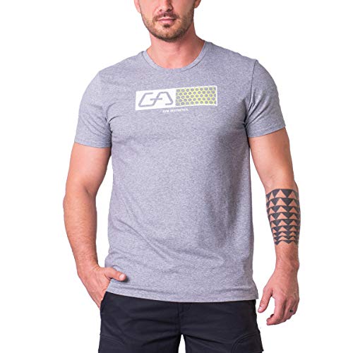 GYM AESTHETICS | 4 in 1 Bodybuilding Shirt Herren V-Neck Fitness Shirt Herren Slim-Fit Funktionsshirt UV-Schutz Anti schweiß Sport Tshirts trainingsshirt Herren, für Krafttaining und andere Sport von GYM AESTHETICS