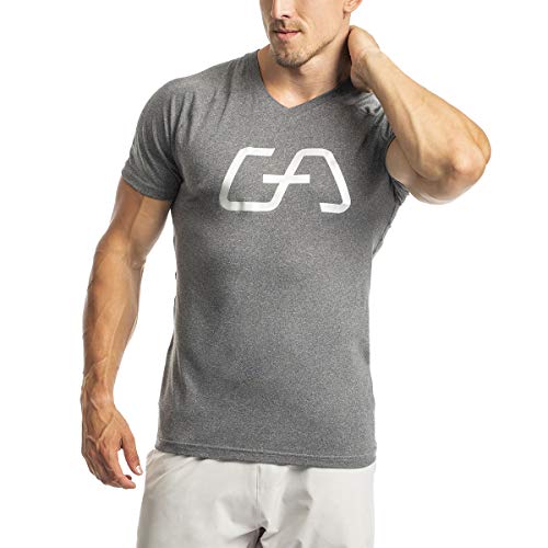 GYM AESTHETICS | 4 in 1 Tight-Fit Sport Tshirts Herren Bodybuilding Shirt Anti schweiß Fitness Shirt Gym Shirt Herren trainingsshirt von GYM AESTHETICS