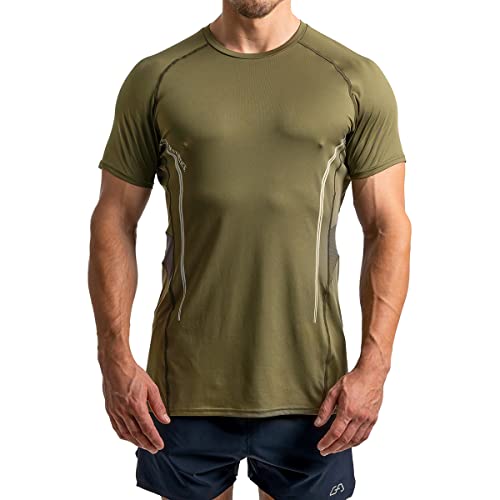 GYM AESTHETICS | Slim Fit T-Shirt Herren 6 in 1 Funktionsshirt Herren Kurzarm Fitness Tshirt Sportshirt Trainingsshirt Gym Shirt Bodybuilding Shirt Muscle Fit T-Shirt Herren Men's Activewear von GYM AESTHETICS