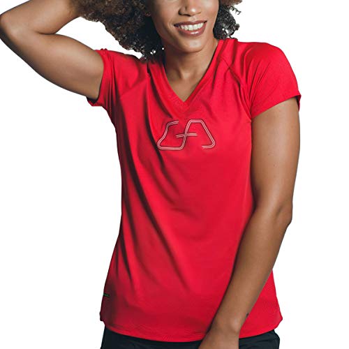 GYM AESTHETICS Sportshirt Damen Kurzarm Fitness Shirt Damen Sport Oberteile Damen Funktionsshirt Damen Anti-schweiß Trainingsshirt Sportbekleidung von GYM AESTHETICS