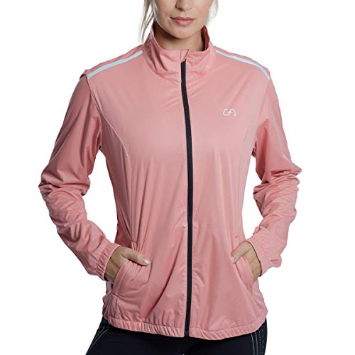 GYM AESTHETICS Damen Funktions Baumwollhandgefühl Kapuzenjacke mit Reißverschluss Atmungsaktiv Sweatjacke Hoodie Slim Training Jacke Outdoor Jacken, Für Training und andere Sport von GYM AESTHETICS