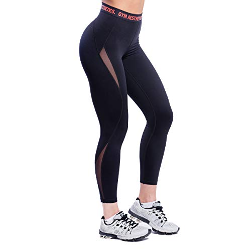 GYM AESTHETICS 2024 Aktiv Hight Waist Leggings Damen sportleggins Damen lang Kompression Leggins, Funktionsleggings thermoleggings von GYM AESTHETICS